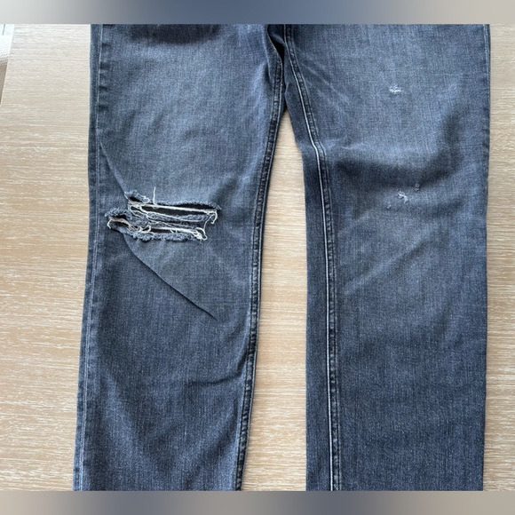 Rag & Bone Dre Low-Rise Slim Boyfriend Jeans, Size 29, Washed-Out Black - Picture 4 of 10
